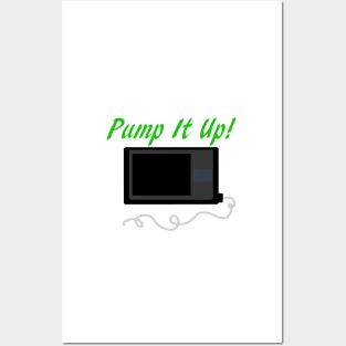 Pump It Up! 2 Green Posters and Art